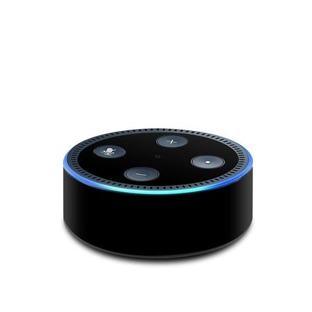 NIRVANA HEAT PUMPS USA Solid Colors AED2-SS-BLK Amazon Echo Dot 2nd Generation Skin - Solid State Black AED2-SS-BLK